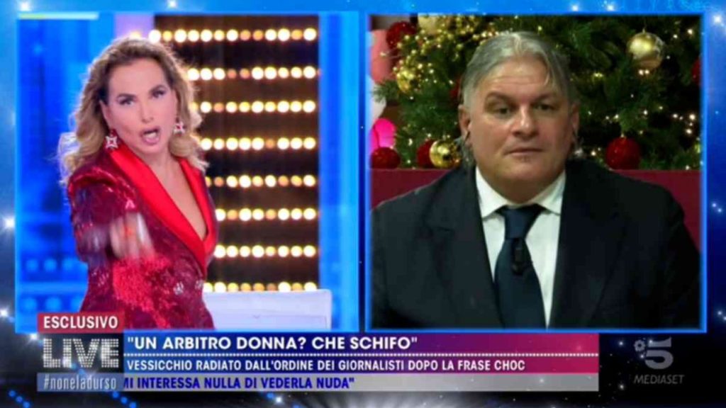 barabra d'urso programma sospeso natale spagna