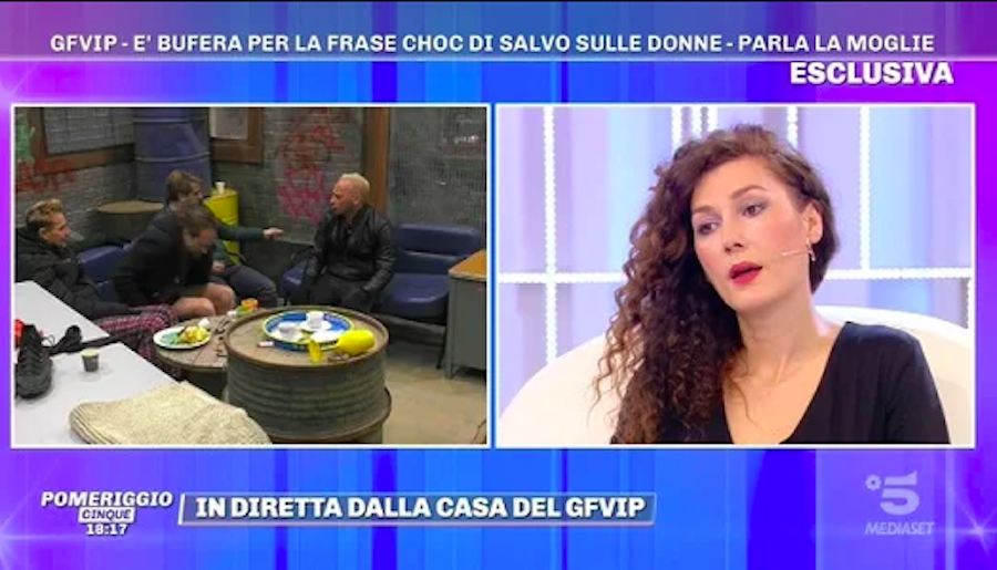 gf vip salvo veneziano eliminato moglie giusy