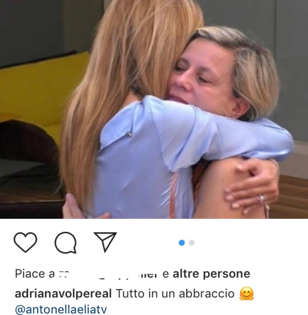 adriana volpe gf vip suocero morto coronavirus