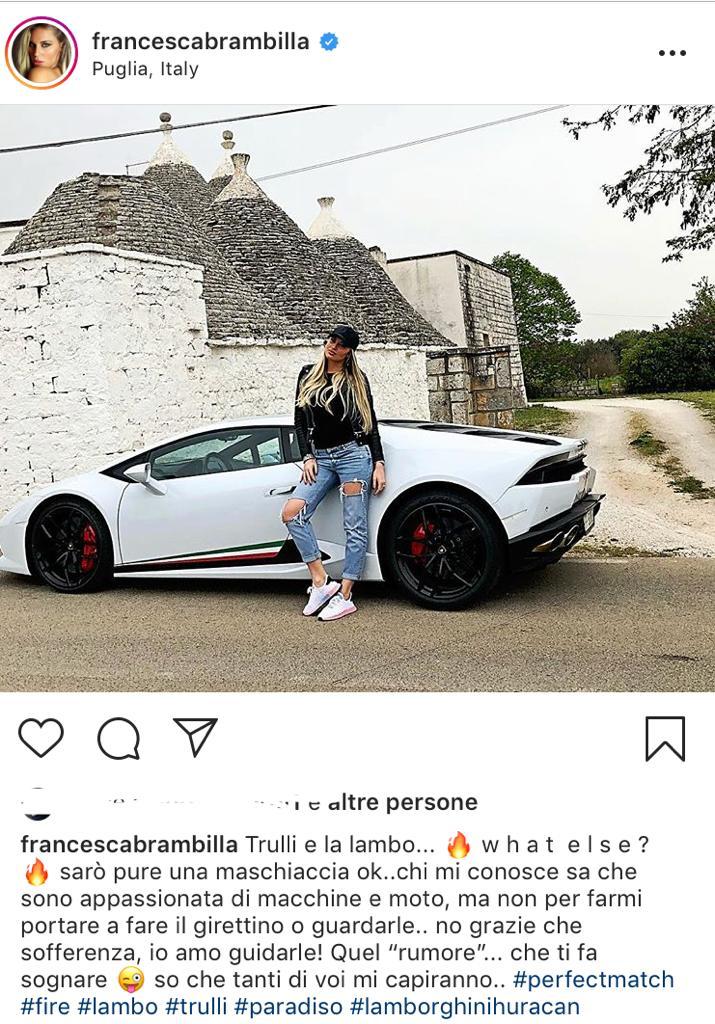 francesca brambilla bona sorte instagram fisico compleanno