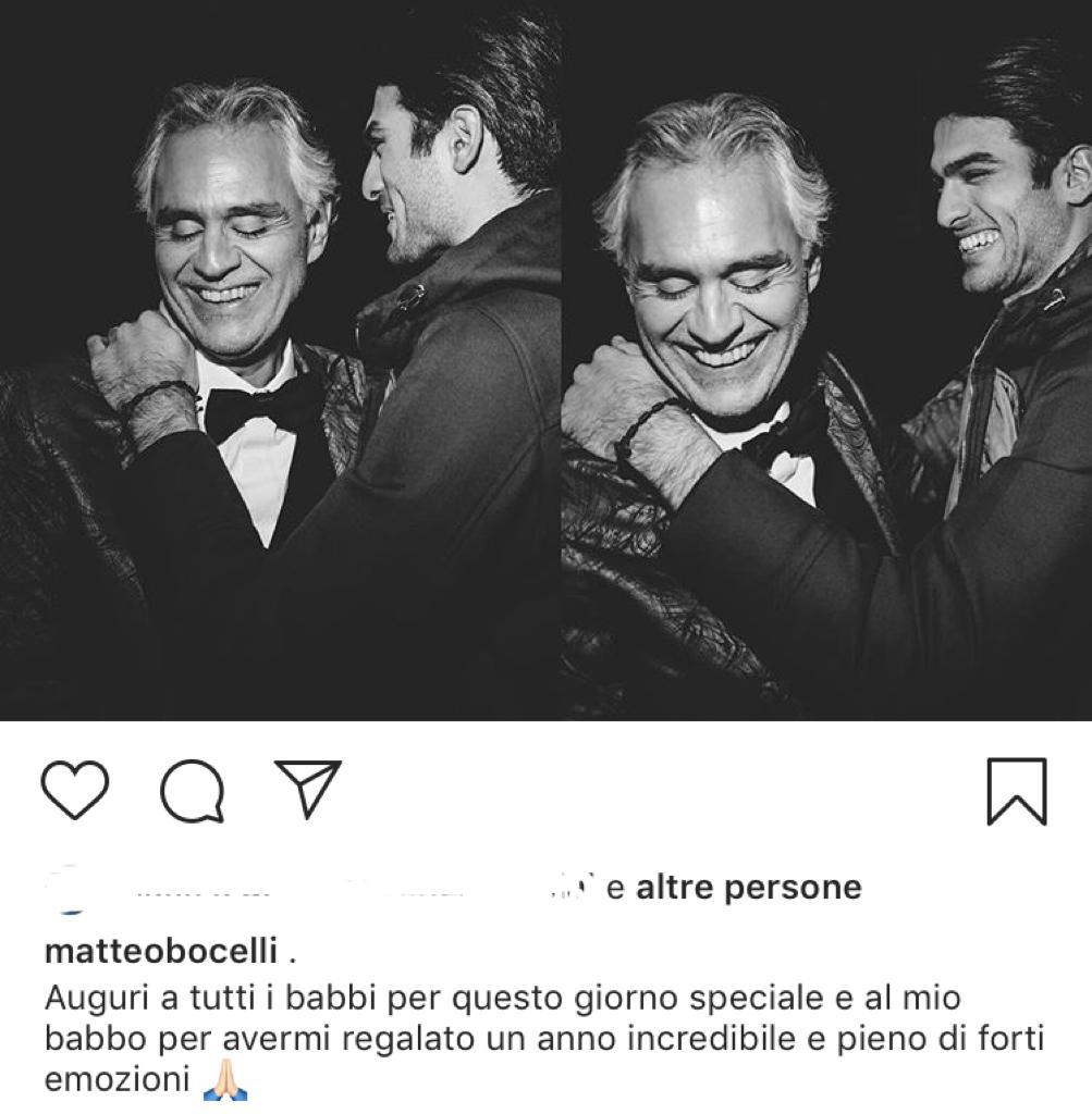 Matteo Bocelli, chi è il figlio di Andrea Bocelli. Età, altezza, lavoro