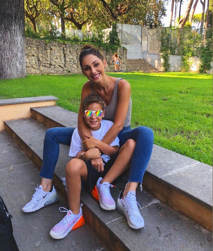 anna tatangelo foto figlio andrea d'alessio età anni