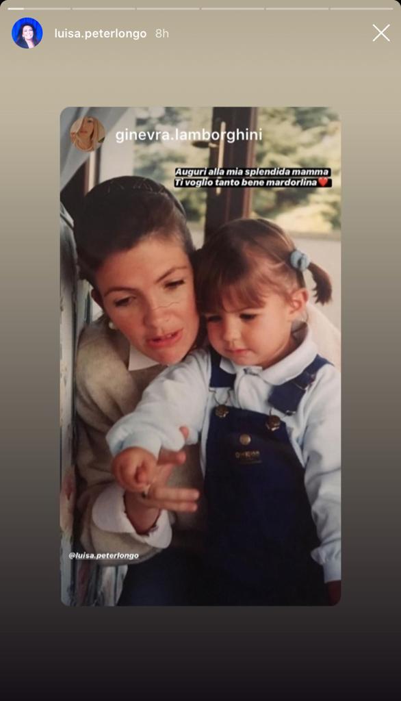 elettra lamborghini chi è mamma Luisa Peterlongo madre