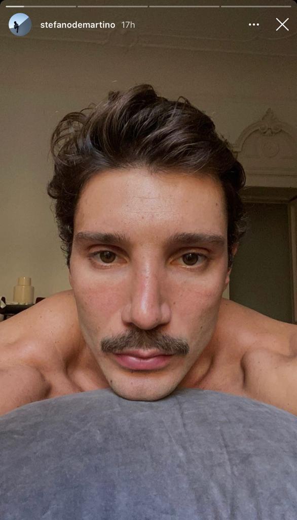 stefano de martino nuovo look barba