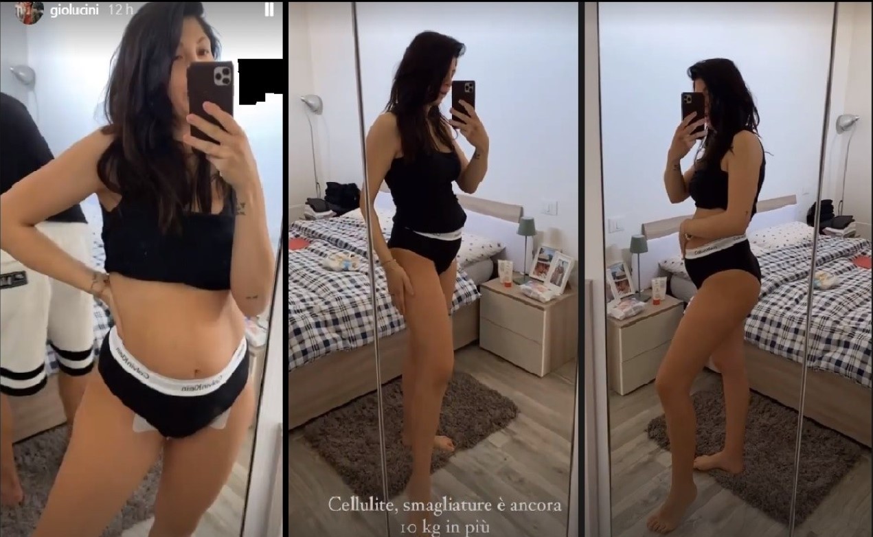 giorgia lucini uomini e donne dopo parto ingrassata cellulite foto