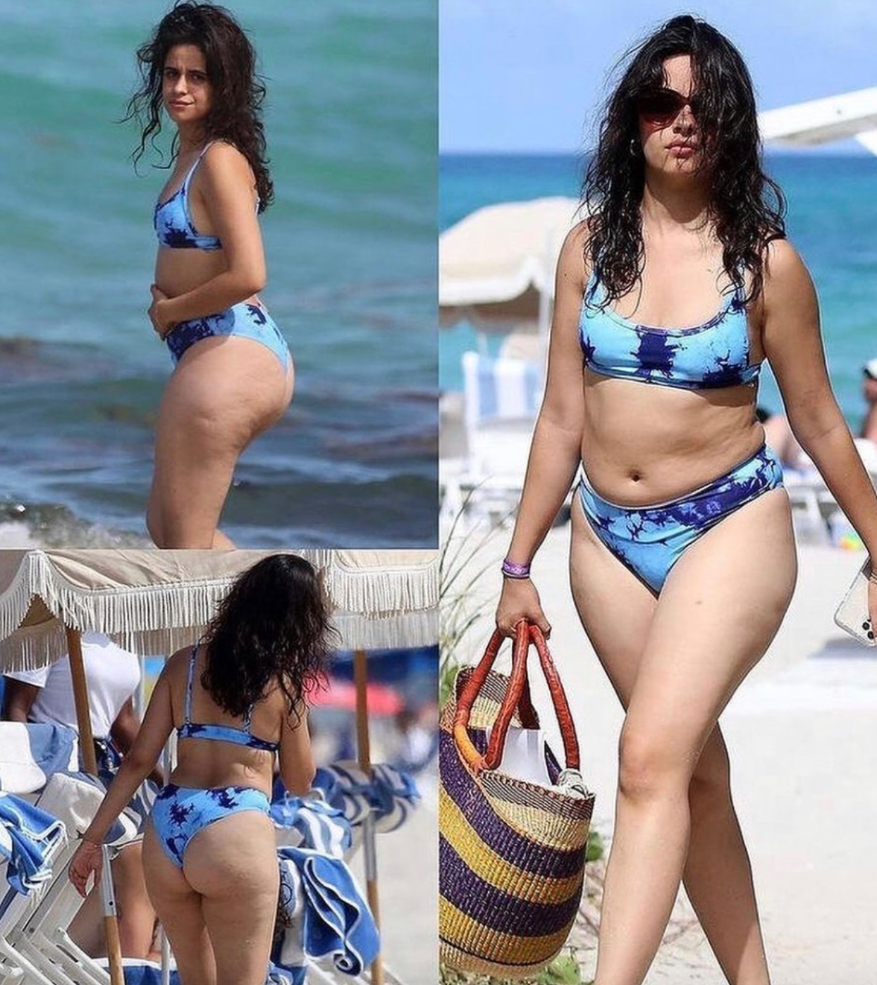 camila cabello foto mare bikini fisico