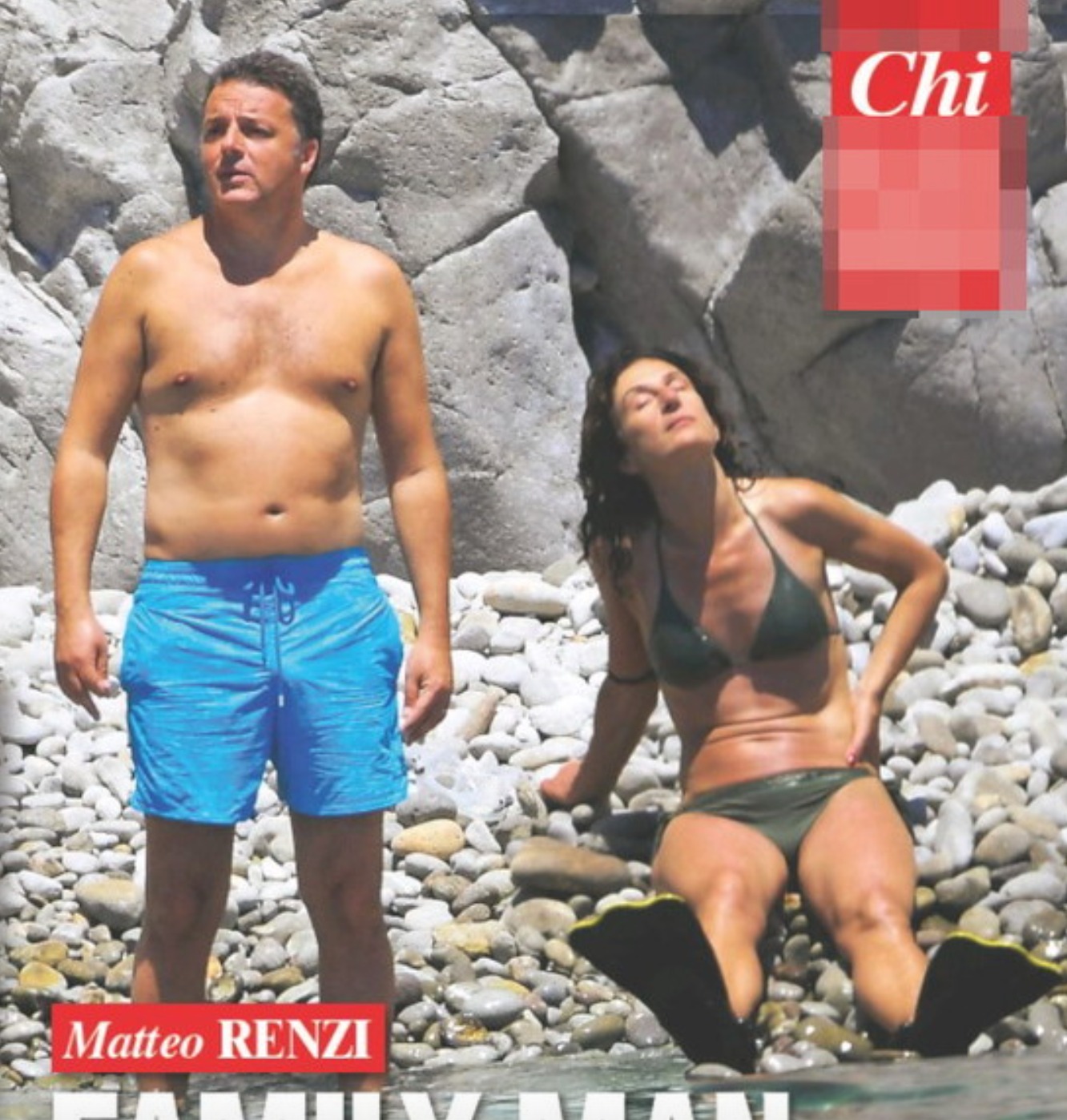 agnese landini moglie matteo renzi fisico bikini