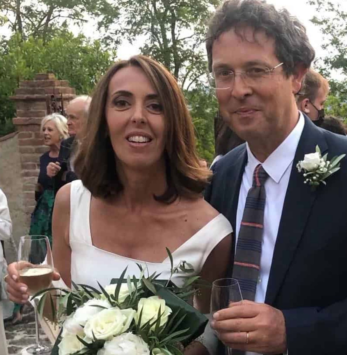 alessandra sardoni sposata matrimonio marito