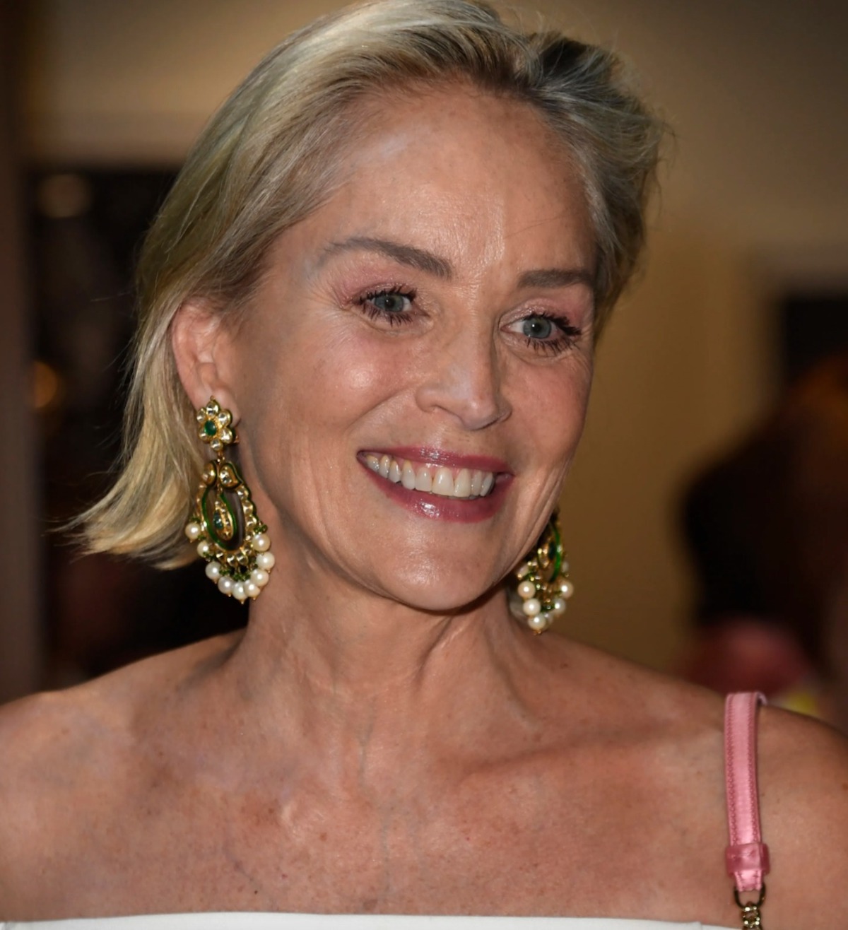 sharon stone fisico foto topless bikini