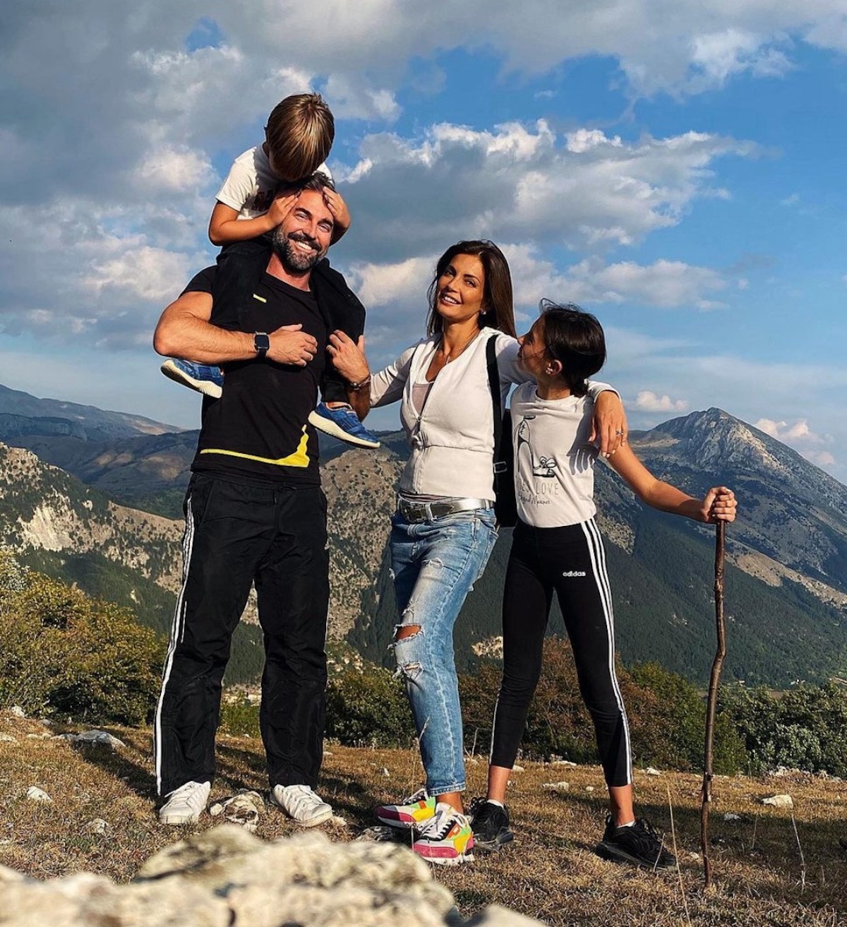 alessia mancini flavio montrucchio figli nomi età foto