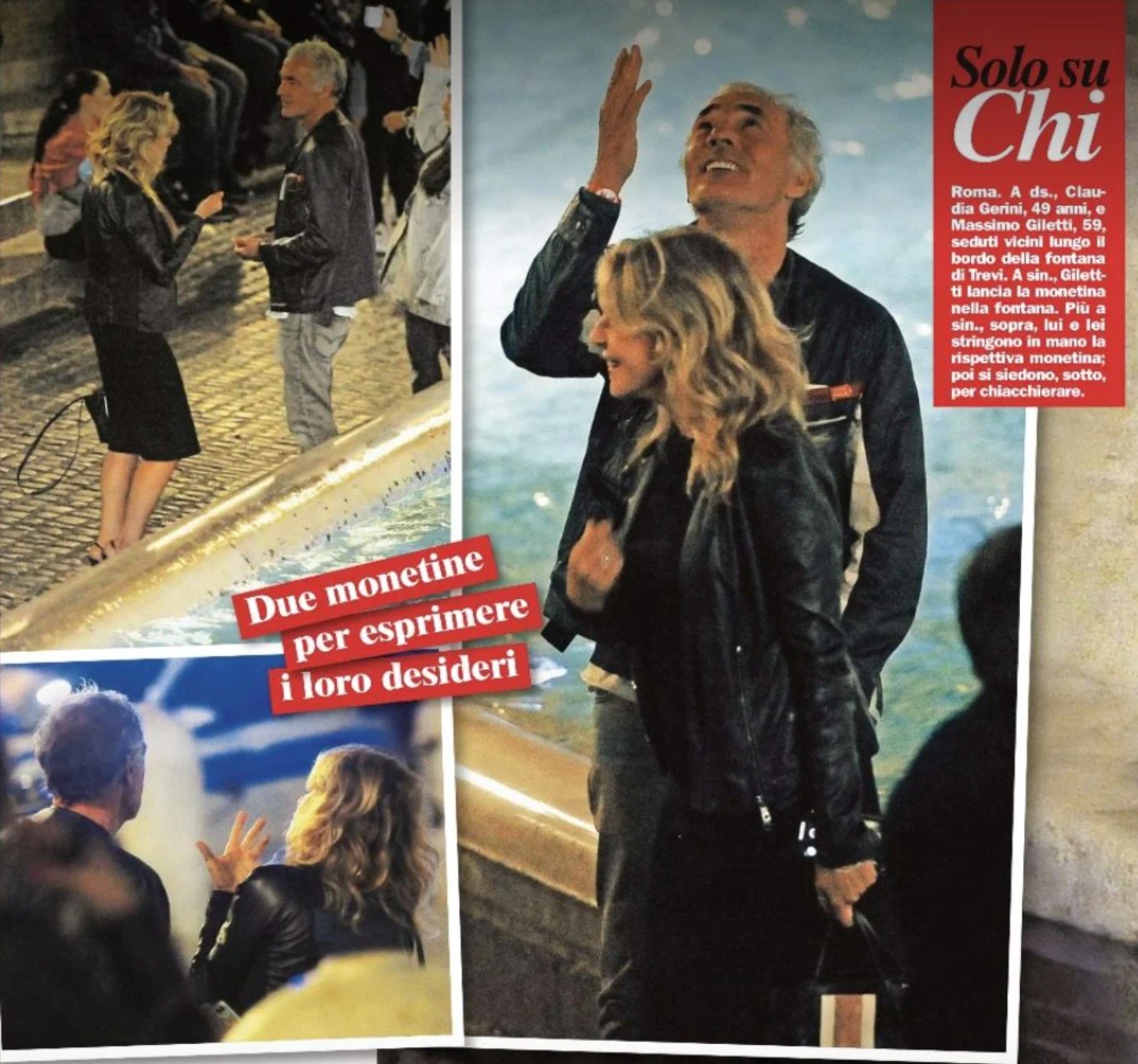 massimo giletti fidanzata claudia gerini foto gossip