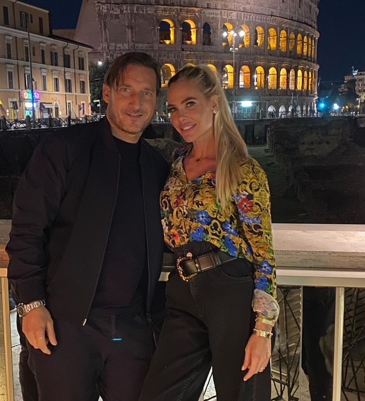 ilary blasi totti figlie chanel isabel età foto