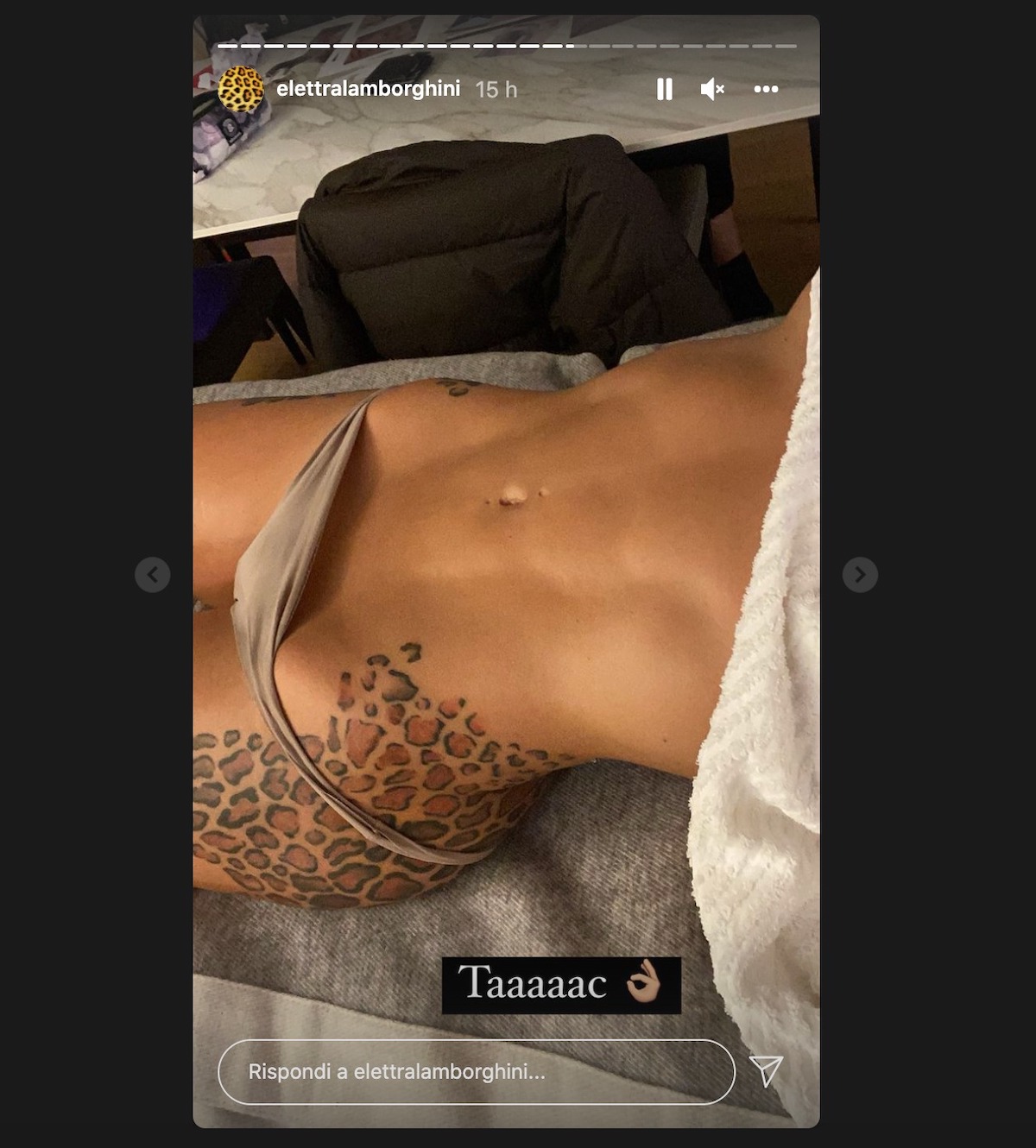 elettra lamborghini foto massaggi instagram