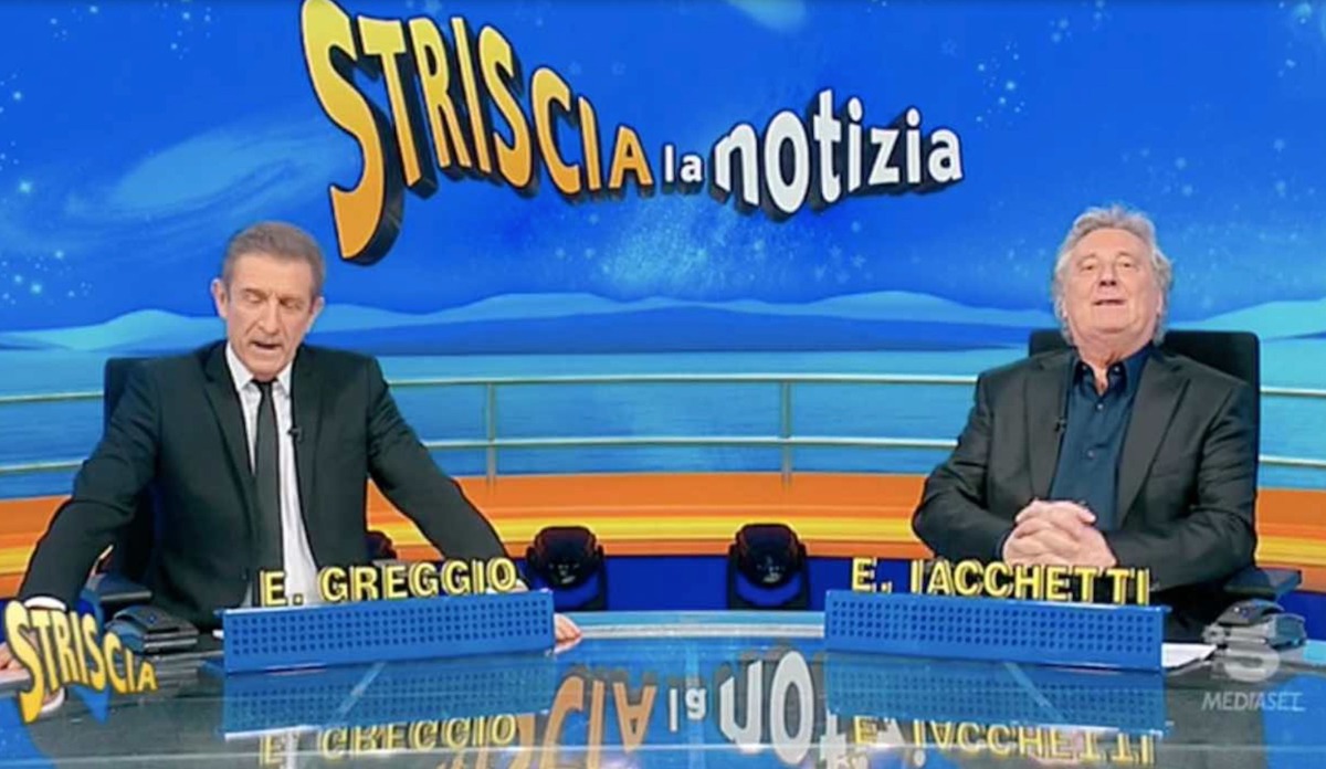 striscia la notizia lutto annuncio greggio