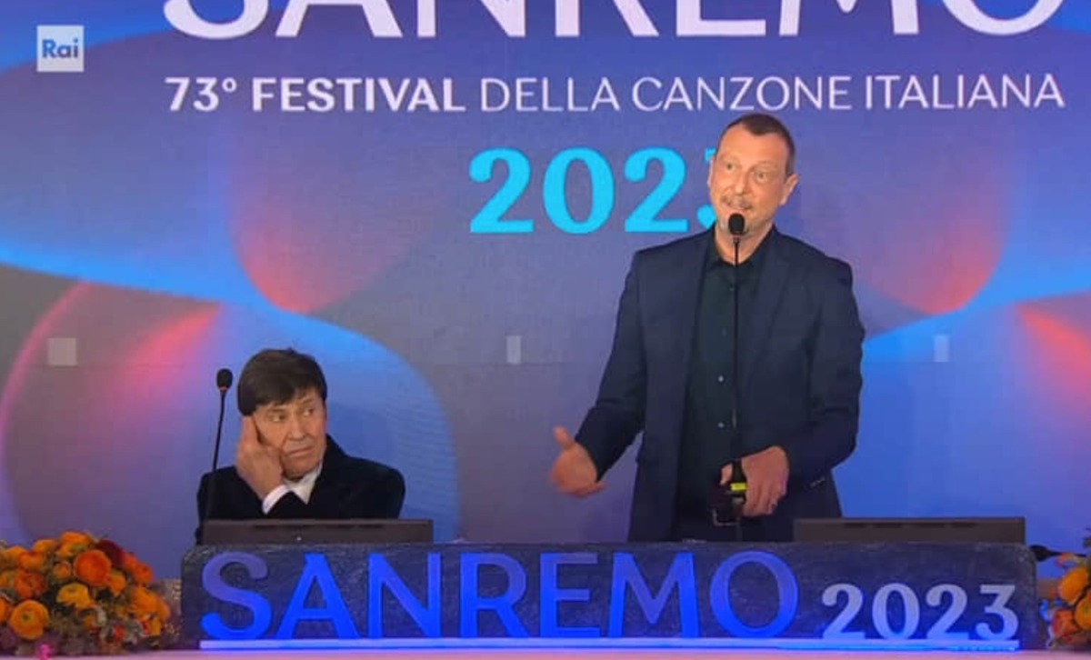 sanremo 2023 anna oxa amadeus