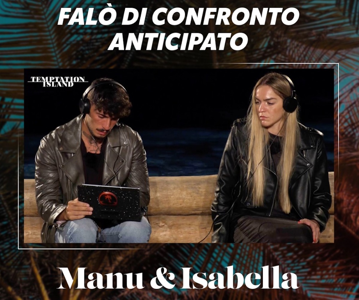 temptation island manu isabella falo confronto