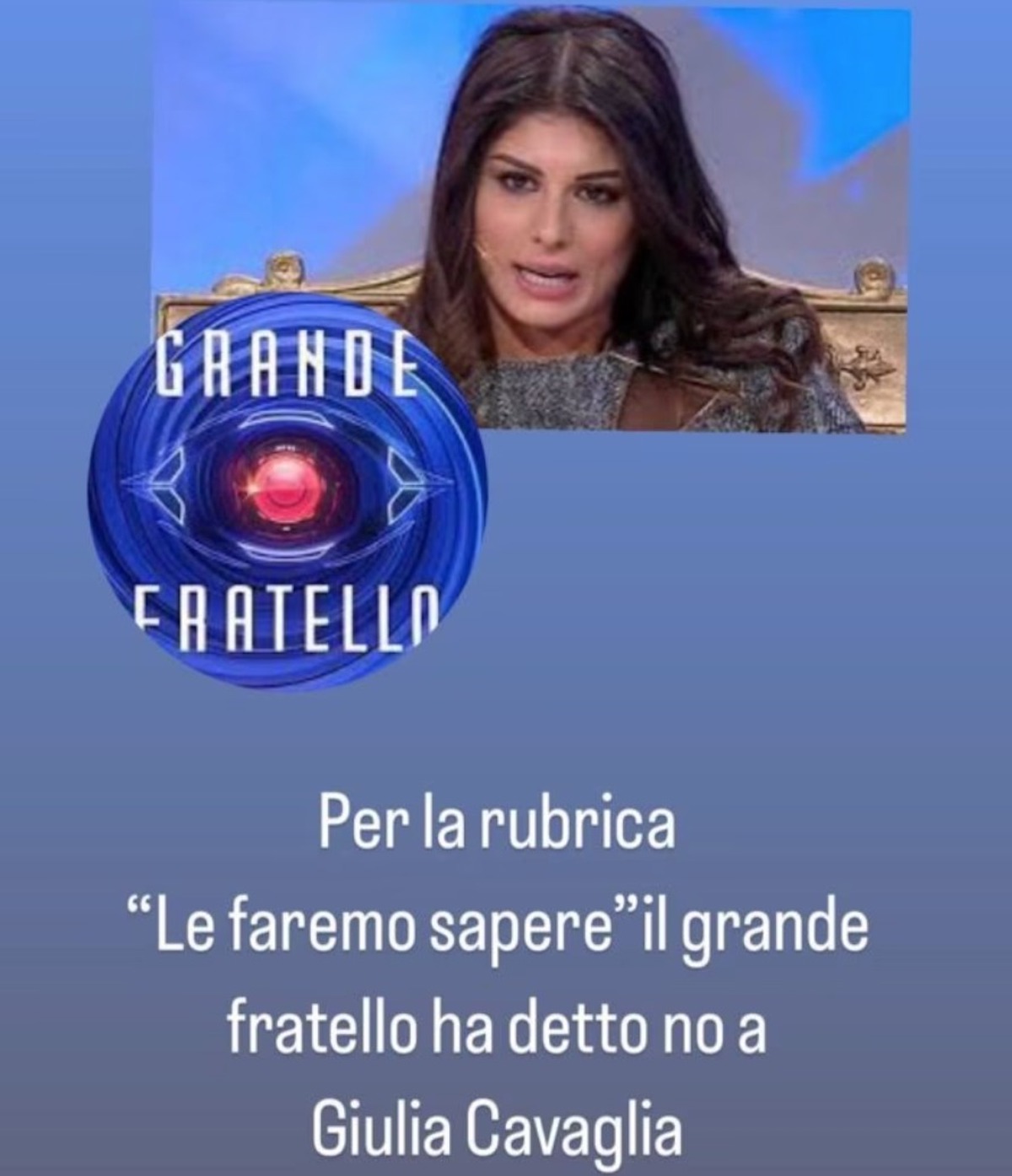 gf vip chi è la concorrente esclusa